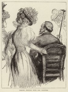 Fare amicizia con il croupier da Charles Paul Renouard